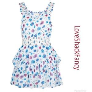 LOVESHACKFANCY Norelli Dress in Deep Cotton